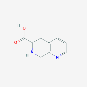 1,7-Naphthyridine-6-carboxylic acid, 5,6,7,8-tetrahydro- - 