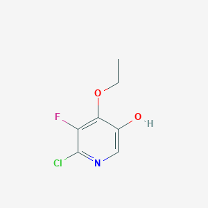 6-Chloro-4-ethoxy-5-fluoropyridin-3-ol - 