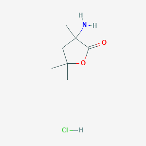 3-Amino-3,5,5-trimethyloxolan-2-one hydrochloride - 108682-65-1