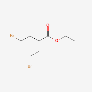 Ethyl 4-bromo-2-(2-bromoethyl)butanoate - 