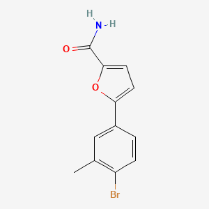 5-(4-Bromo-3-methylphenyl)furan-2-carboxamide - 