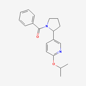 (2-(6-Isopropoxypyridin-3-yl)pyrrolidin-1-yl)(phenyl)methanone - 