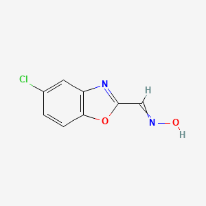 5-Chlorobenzo[d]oxazole-2-carbaldehyde oxime - 