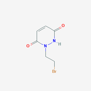 1-(2-Bromoethyl)-1,2,3,6-tetrahydropyridazine-3,6-dione - 