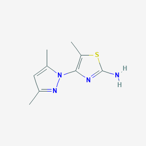 4-(3,5-Dimethyl-1H-pyrazol-1-yl)-5-methylthiazol-2-amine - 