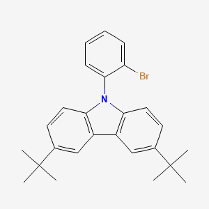 9-(2-Bromophenyl)-3,6-di-tert-butyl-9H-carbazole - 