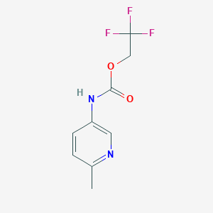 2,2,2-trifluoroethyl N-(6-methylpyridin-3-yl)carbamate - 