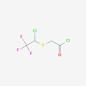 [(1-Chloro-2,2,2-trifluoroethyl)thio]acetyl chloride - 