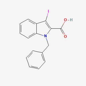 1-Benzyl-3-iodo-1H-indole-2-carboxylic acid - 