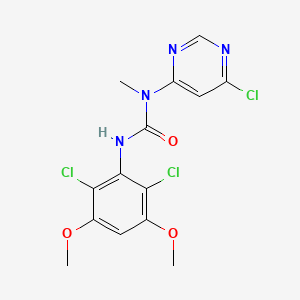 1-(6-Chloropyrimidin-4-yl)-3-(2,6-dichloro-3,5-dimethoxyphenyl)-1-methylurea - 