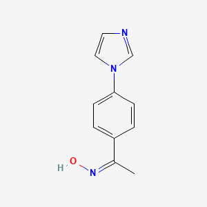 1-[4-(1H-imidazol-1-yl)phenyl]ethanone oxime - 
