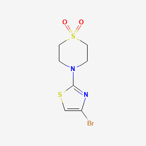 4-(4-Bromothiazol-2-yl)thiomorpholine 1,1-dioxide - 