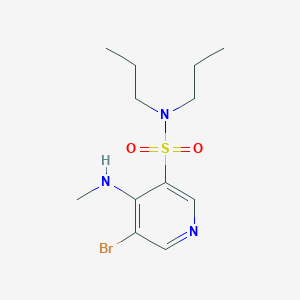 5-Bromo-4-(methylamino)-N,N-dipropylpyridine-3-sulfonamide - 