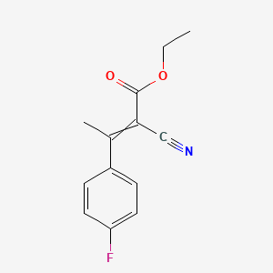 2-Butenoic acid, 2-cyano-3-(4-fluorophenyl)-, ethyl ester - 