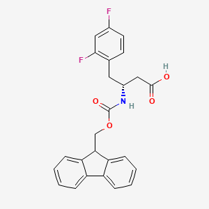 (R)-3-((((9H-Fluoren-9-yl)methoxy)carbonyl)amino)-4-(2,4-difluorophenyl)butanoic acid - 