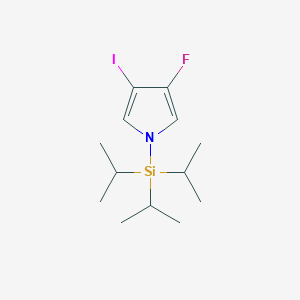 (3-Fluoro-4-iodopyrrol-1-yl)-tri(propan-2-yl)silane - 