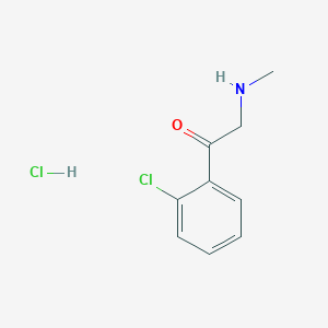 1-(2-Chlorophenyl)-2-(methylamino)ethan-1-one hydrochloride - 
