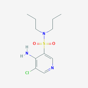 4-Amino-5-chloro-N,N-dipropylpyridine-3-sulfonamide - 