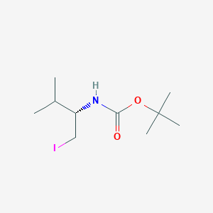 (S)-tert-Butyl (1-iodo-3-methylbutan-2-yl)carbamate - 161529-21-1