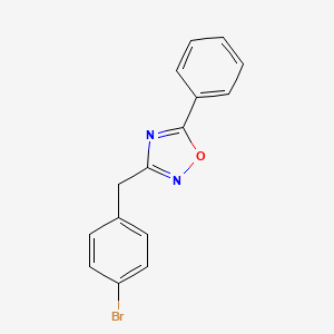 3-(4-Bromobenzyl)-5-phenyl-1,2,4-oxadiazole - 