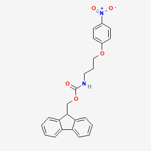 (9H-Fluoren-9-yl)methyl 3-(4-nitrophenoxy)propylcarbamate - 
