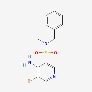 4-Amino-N-benzyl-5-bromo-N-methylpyridine-3-sulfonamide - 