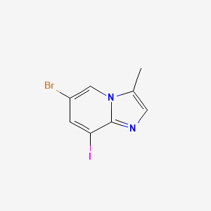 6-Bromo-8-iodo-3-methyl-imidazo[1,2-a]pyridine - 
