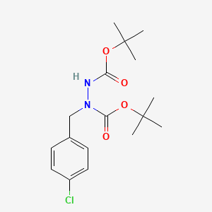 Di-tert-butyl 1-(4-chlorobenzyl)hydrazine-1,2-dicarboxylate - 