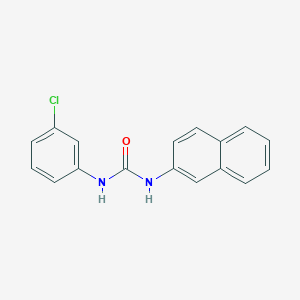 N-(3-Chlorophenyl)-N'-(2-naphthyl)urea - 380861-28-9