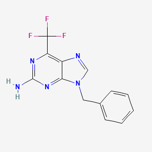 9-Benzyl-6-(trifluoromethyl)-9h-purin-2-amine - 1643-91-0