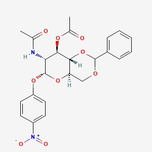 4-Nitrophenyl 2-acetamido-3-O-acetyl-4,6-O-benzylidene-2-deoxy-a-D-glucopyranoside - 