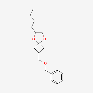 5,8-Dioxaspiro[3.4]octane, 6-butyl-2-[(phenylmethoxy)methyl]- - 545882-54-0