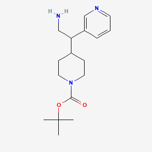 tert-Butyl 4-(2-amino-1-(pyridin-3-yl)ethyl)piperidine-1-carboxylate - 