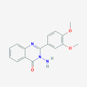 3-Amino-2-(3,4-dimethoxyphenyl)quinazolin-4(3H)-one - 