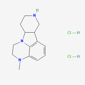 4-methyl-1,4,12-triazatetracyclo[7.6.1.05,16.010,15]hexadeca-5,7,9(16)-triene;dihydrochloride - 