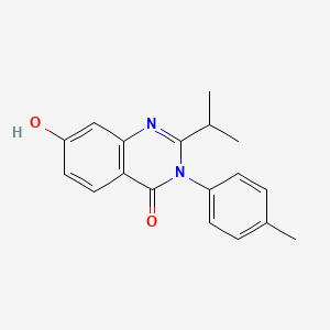7-Hydroxy-2-isopropyl-3-(p-tolyl)quinazolin-4(3H)-one - 871814-53-8