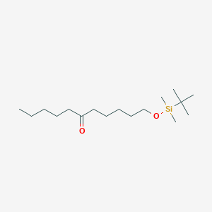 1-{[tert-Butyl(dimethyl)silyl]oxy}undecan-6-one - 190588-96-6
