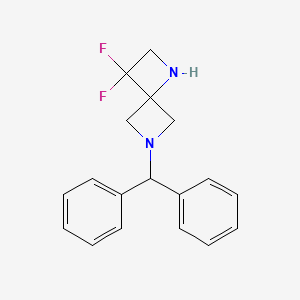 6-Benzhydryl-3,3-difluoro-1,6-diazaspiro[3.3]heptane - 1363404-83-4