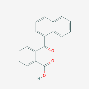 3-Methyl-2-(naphthalene-1-carbonyl)benzoic acid - 86785-12-8