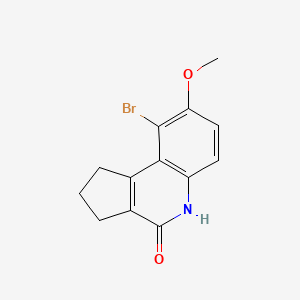 9-Bromo-8-methoxy-1,2,3,5-tetrahydro-4H-cyclopenta[c]quinolin-4-one - 