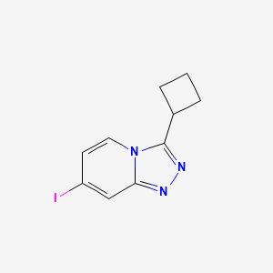 3-Cyclobutyl-7-iodo-[1,2,4]triazolo[4,3-a]pyridine - 