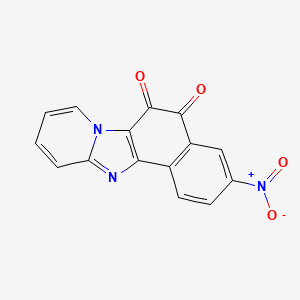 5-nitro-11,17-diazatetracyclo[8.7.0.02,7.011,16]heptadeca-1(10),2(7),3,5,12,14,16-heptaene-8,9-dione - 