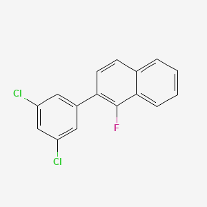 2-(3,5-Dichlorophenyl)-1-fluoronaphthalene - 