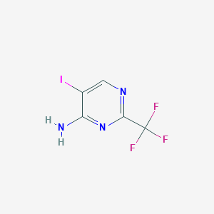 5-Iodo-2-(trifluoromethyl)pyrimidin-4-amine - 