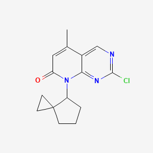 2-Chloro-5-methyl-8-(spiro[2.4]heptan-4-yl)pyrido[2,3-d]pyrimidin-7(8H)-one - 
