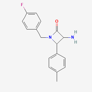 3-Amino-1-(4-fluorobenzyl)-4-(p-tolyl)azetidin-2-one - 