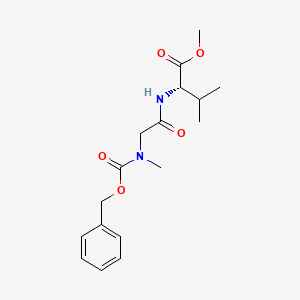 (S)-Methyl 2-(2-(((benzyloxy)carbonyl)(methyl)amino)acetamido)-3-methylbutanoate - 