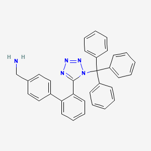 [4-[2-(1-Trityltetrazol-5-yl)phenyl]phenyl]methanamine - 