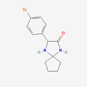 3-(4-Bromophenyl)-1,4-diazaspiro[4.4]nonan-2-one - 950651-29-3