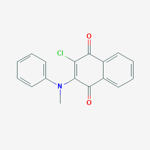1,4-Naphthalenedione, 2-chloro-3-(methylphenylamino)- - 14422-76-5
